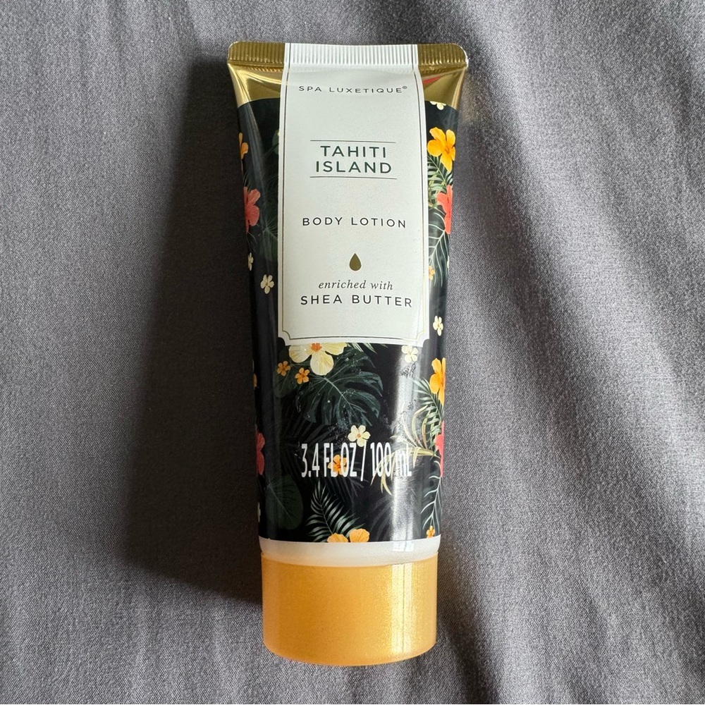 Spa Luxetique Tahiti Island Body Lotion 3.4oz New Sealed Tropical Moisturizer